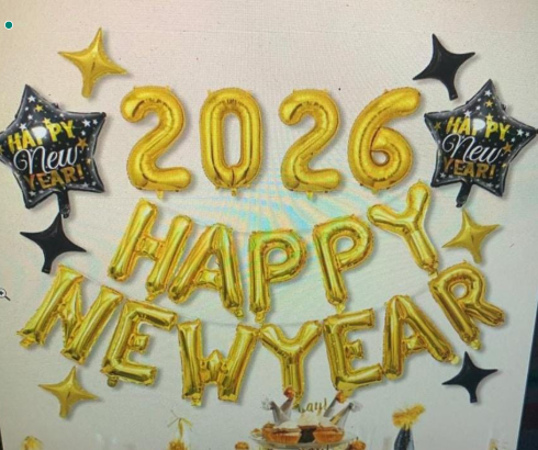 New year balloons 40 inch new year letters 40inch