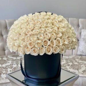 White Roses In Signature Box