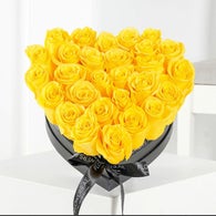Yellow Heart /25 Flowers